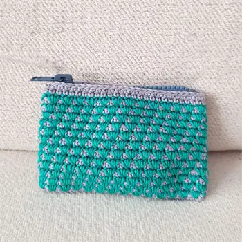 Diamond mini wallet